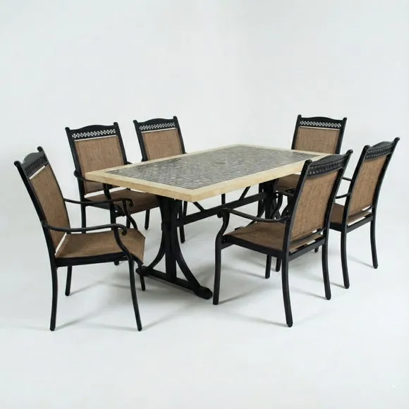 Washington Dining Table with 6 Montrose Chairs 2