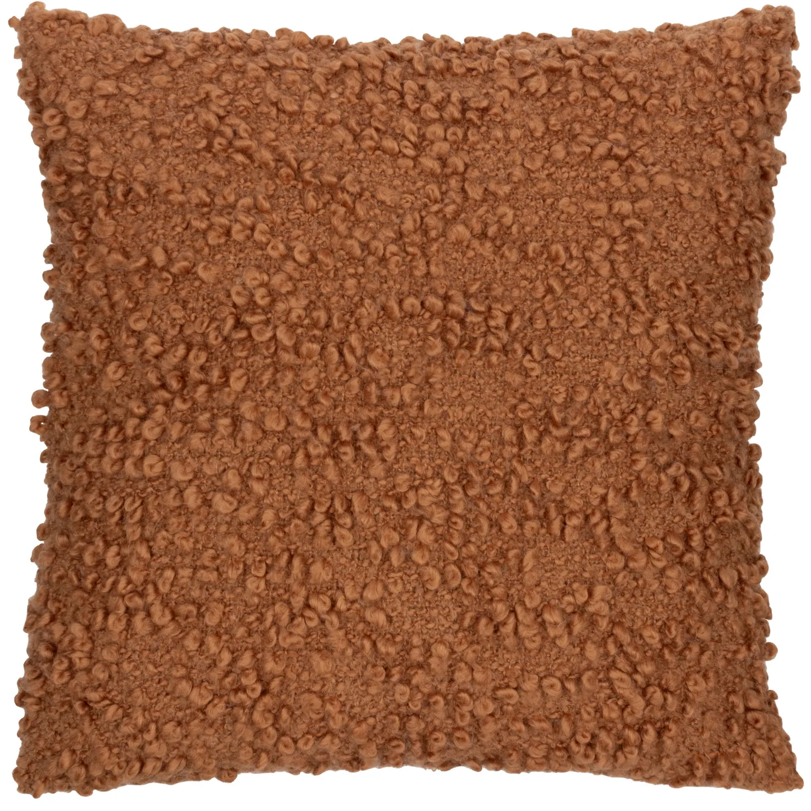 Yard Ulsmere Boucle Cushion in Burnt Orange 2