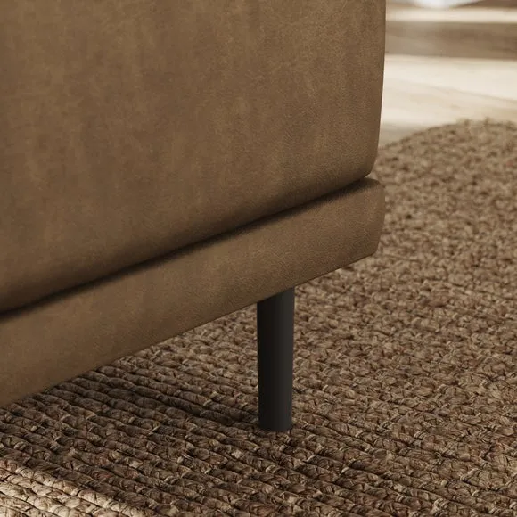 Mae Small Dining Bench, Faux Leather 4