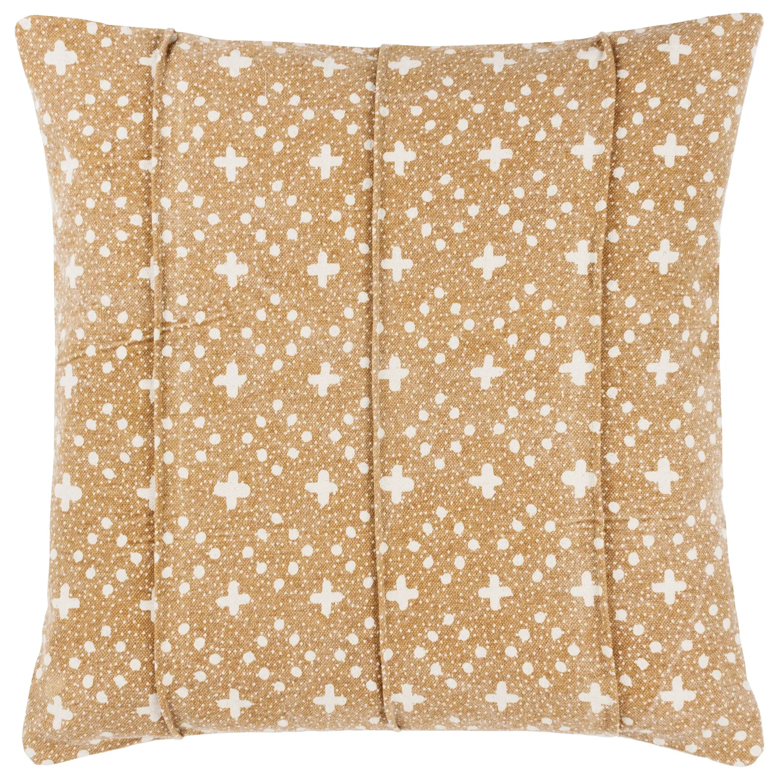 Yard Helm 100% Cotton Woven Cushion in Yellow 2