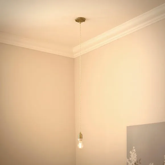 Scalloped Adjustable Flex Ceiling Light Cable 2
