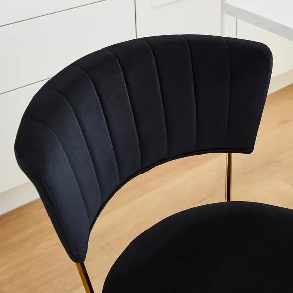 Kendall Bar Stool, Velvet 3