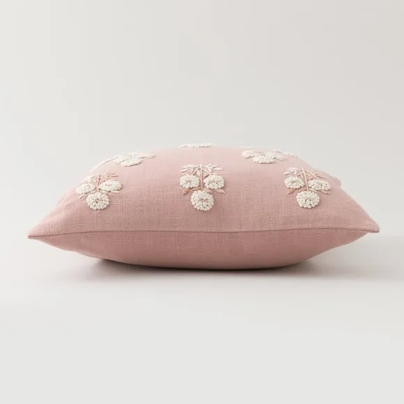 French Knot Floral Cushion Cover 4