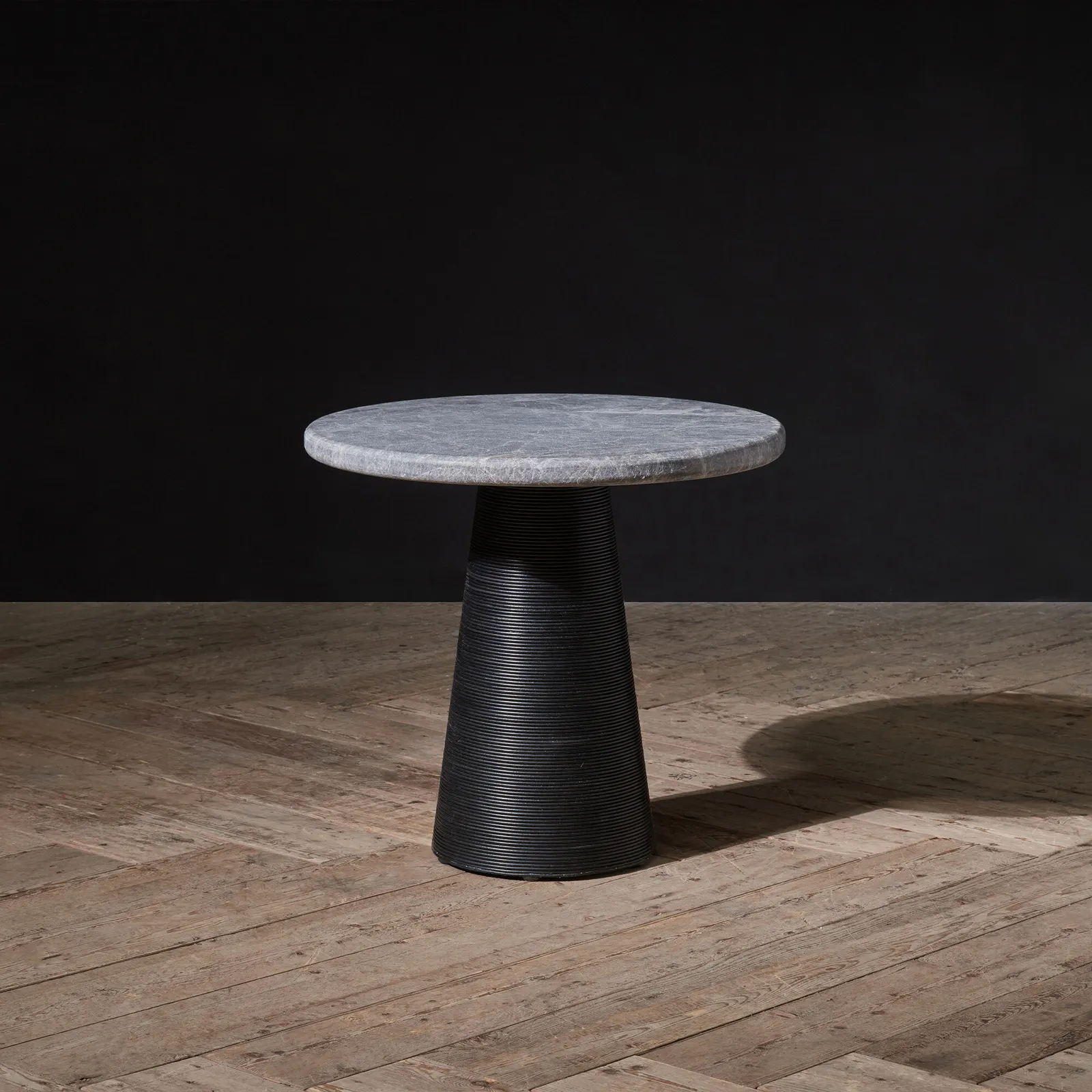 Timothy Oulton Bootlace Round Side Table 56Cm, Round Marble | Barker & Stonehouse 4