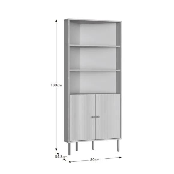 Georgi Corner Ladder Shelving Unit with Storage 6