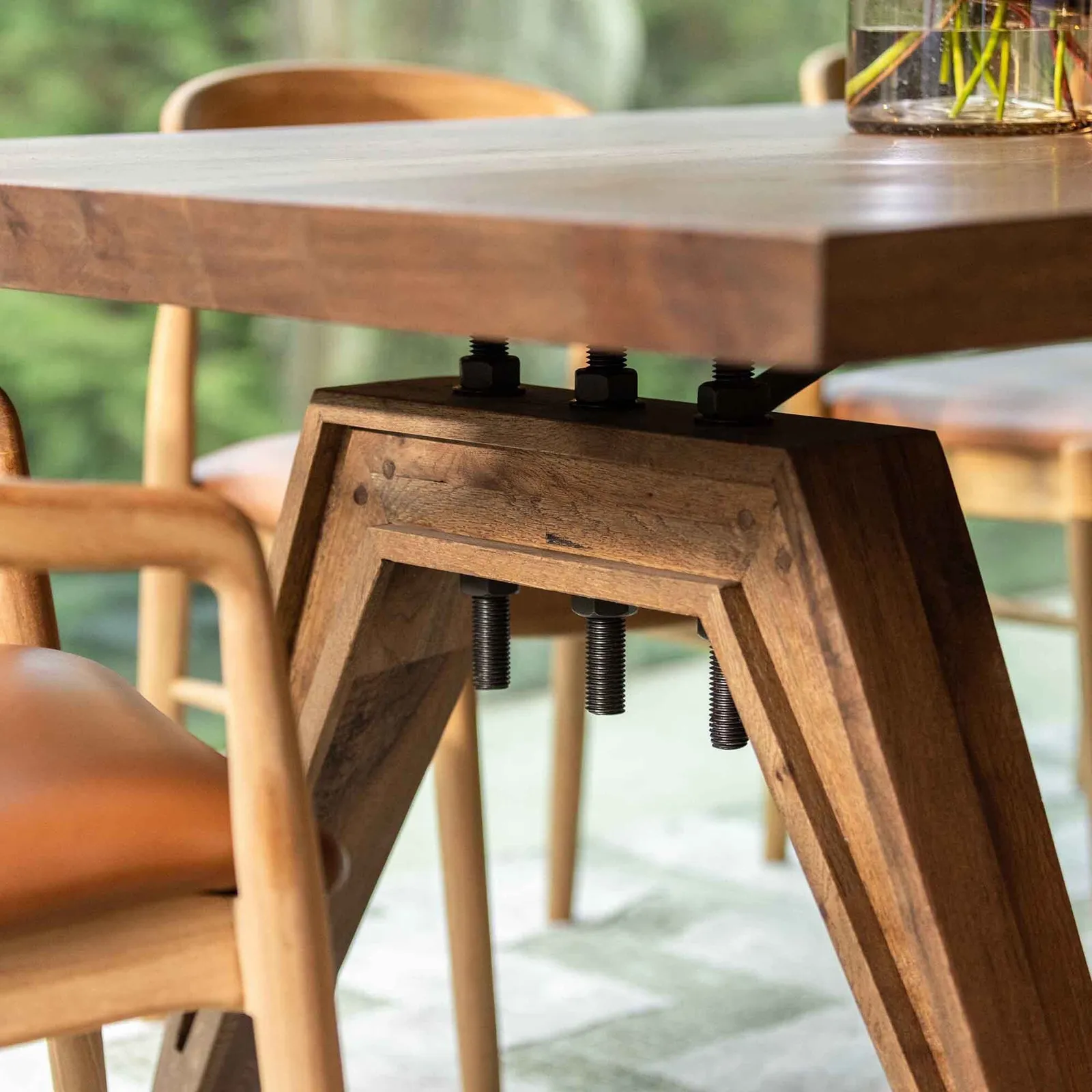 Pure Furniture Tiros Dining Table 240Cm, Brown Oak | Barker & Stonehouse 3