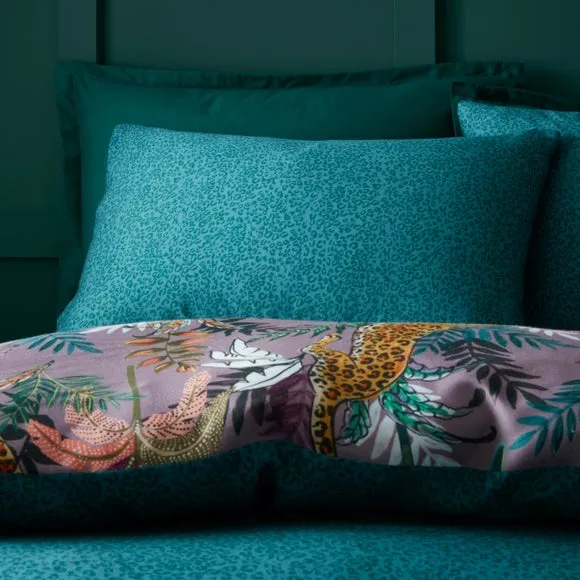 Nala Jungle Sateen Duvet Cover & Pillowcase Set 4