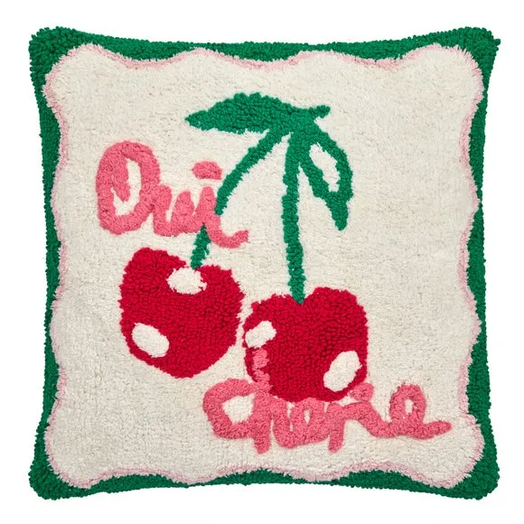 Oui Cheri Tufted Square Cushion 3