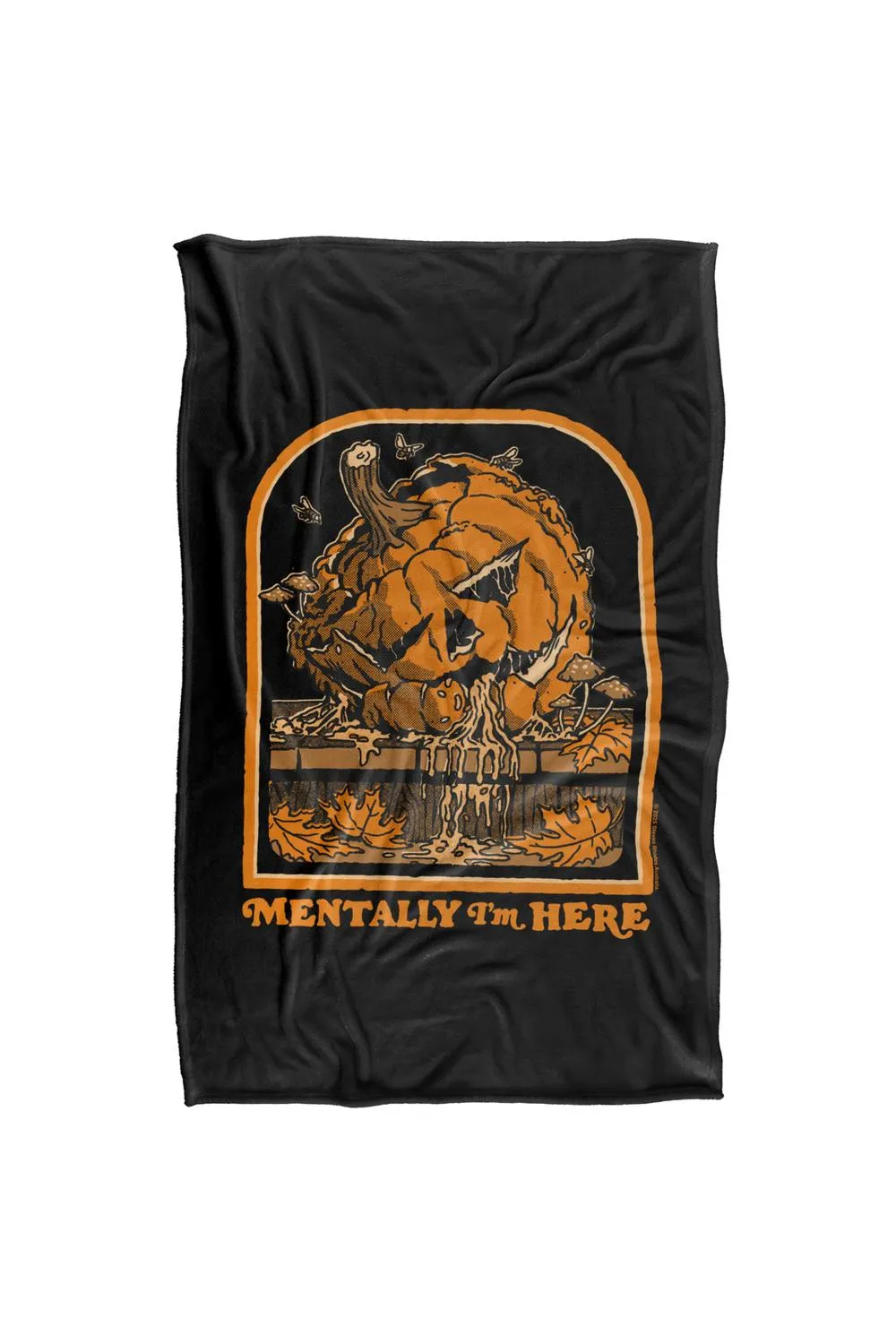 Steven Rhodes Mentally I'M Here Silky Touch Super Soft Throw Blanket