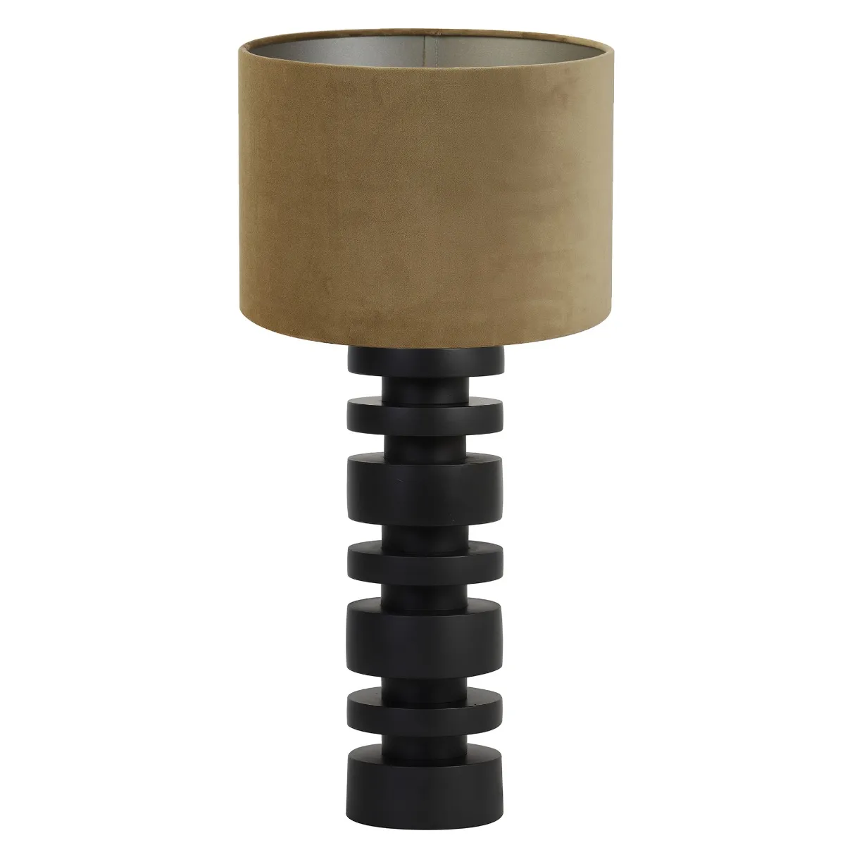 Black Block Table Lamp