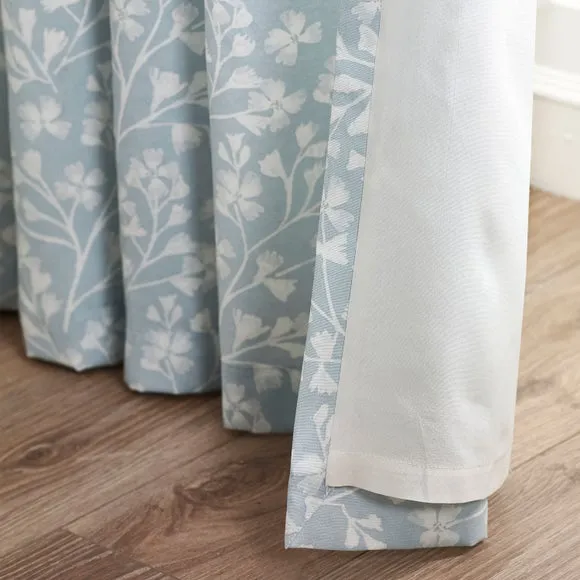 Catherine Lansfield Brooke Floral Pencil Pleat Curtains 4