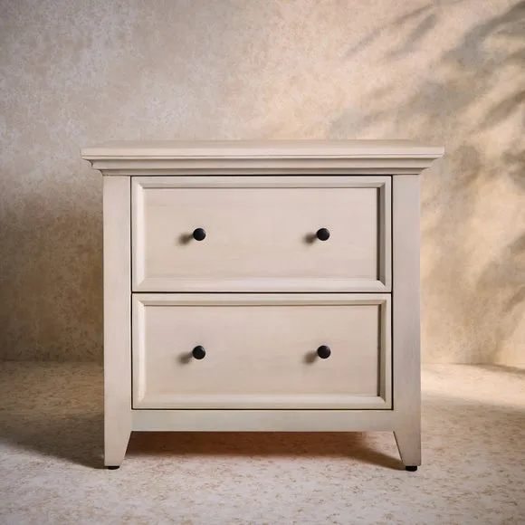 Origin of Colour 2 Drawer Wide Bedside Table 1