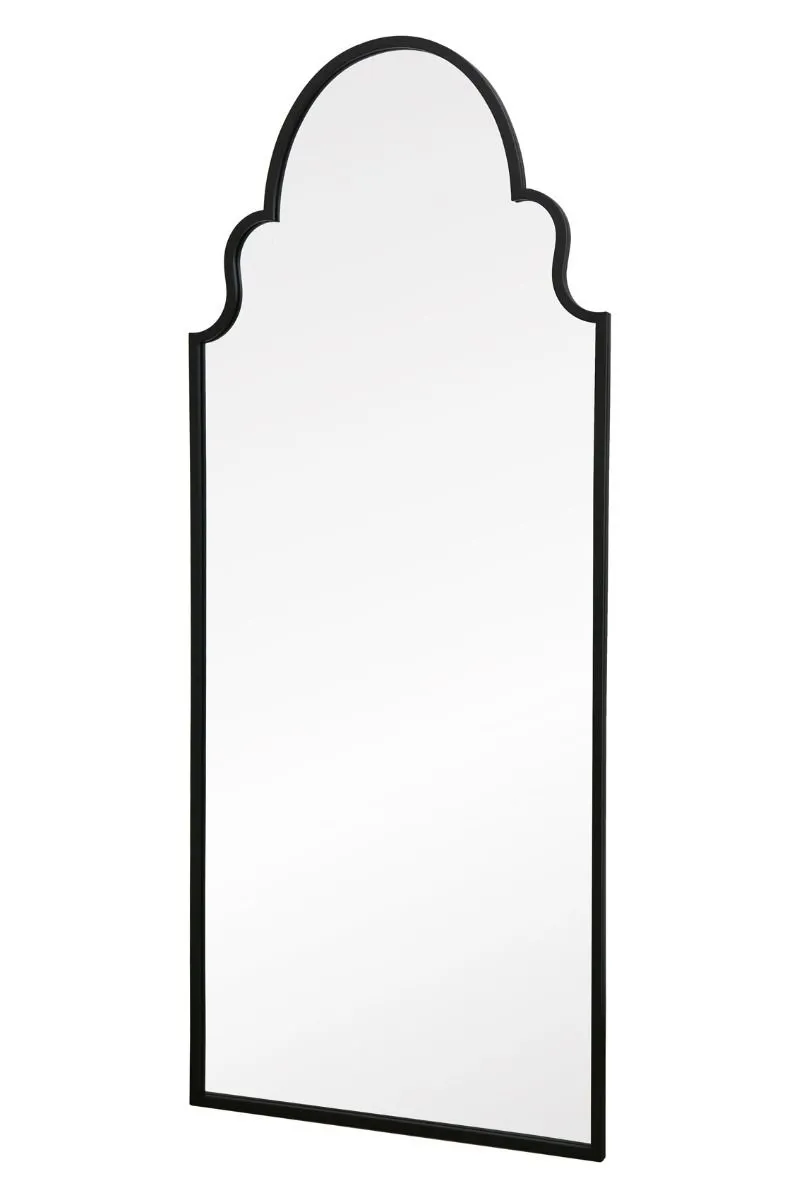 MirrorOutlet Black Framed Arched Leaner/Wall Mirror 71" X 28 (180CM X 70CM) 4