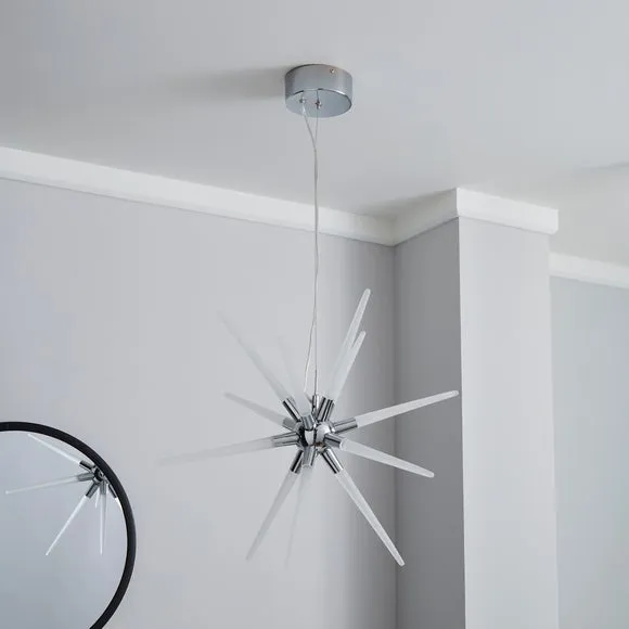 Liard 9 Light Pendant Integrated LED Star Ceiling Light 2