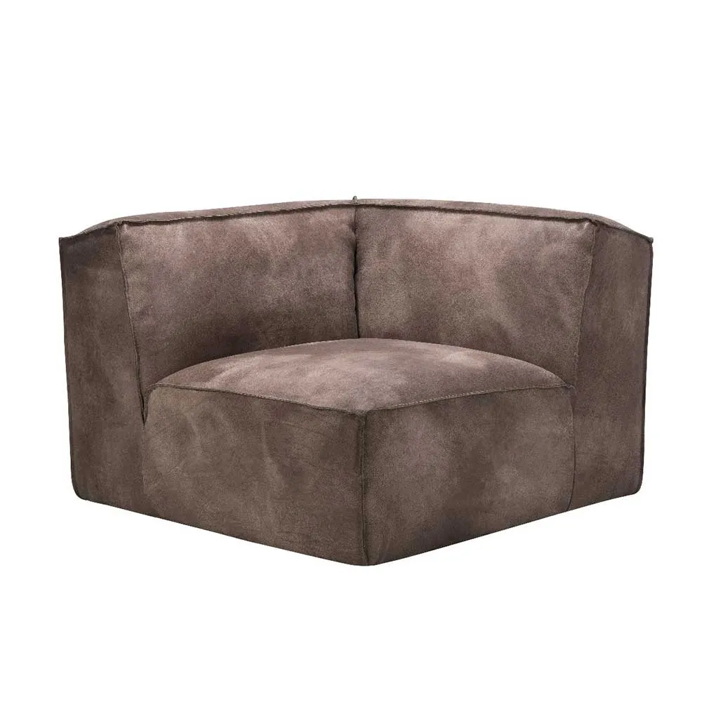 Timothy Oulton Nirvana Leather Medium Sectional Corner Sofa