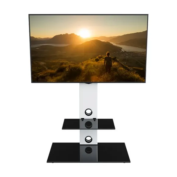 Lesina Pedestal TV Unit with Shelf for TVs up to 65" 4