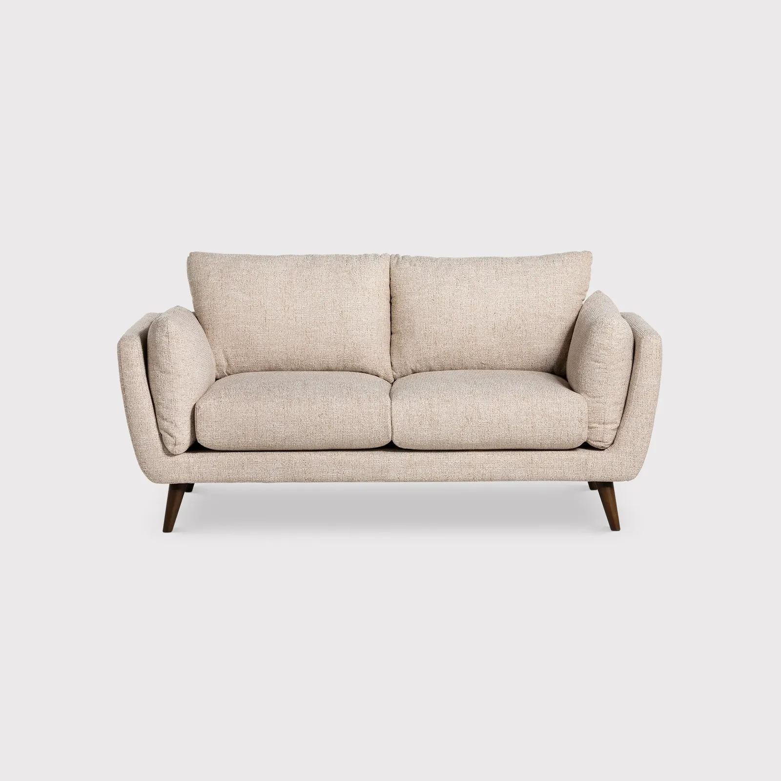 Malmo 2 Seater Sofa, White Fabric | Barker & Stonehouse