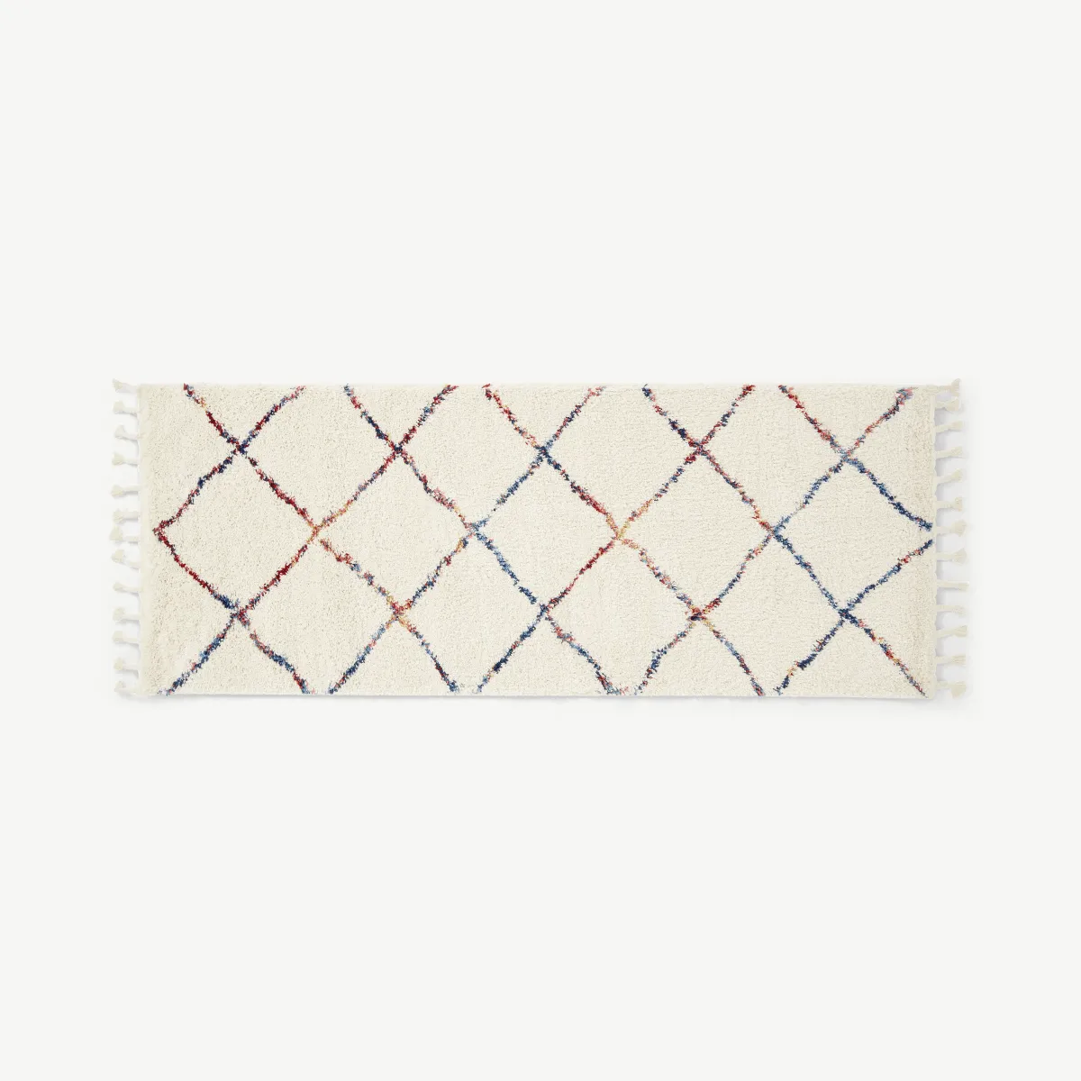 Perdru Berber Style Runner, 80 x 200cm, Multi