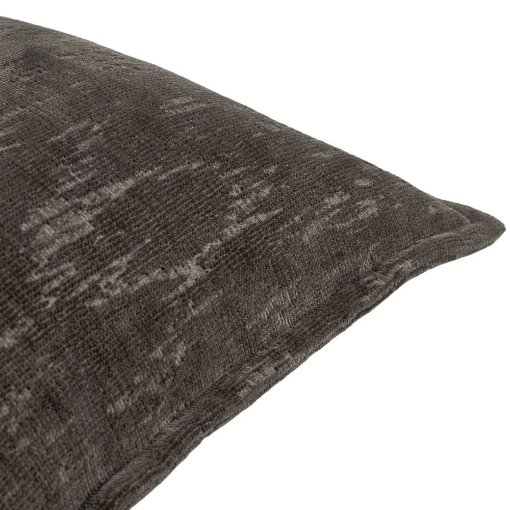 Paoletti Aurelio Chenille Jacquard Cushion in Charcoal 3
