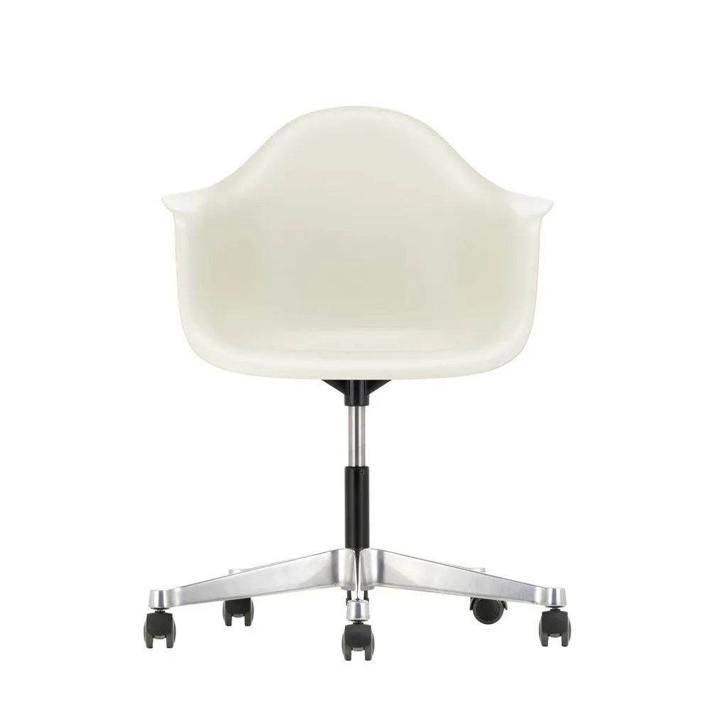 Vitra Eames PACC Armchair New Height Vitra Pebble Alumimium Base Hard Floor Castors 3