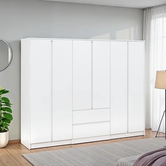 Walker 6 Door 2 Drawer Wardrobe