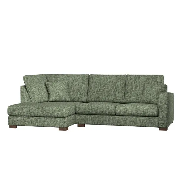 Carson Deep Sit Chunky Chenille Corner Sofa 2