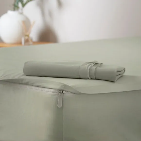 Pure Cotton Easy Zip Fitted Sheet 5