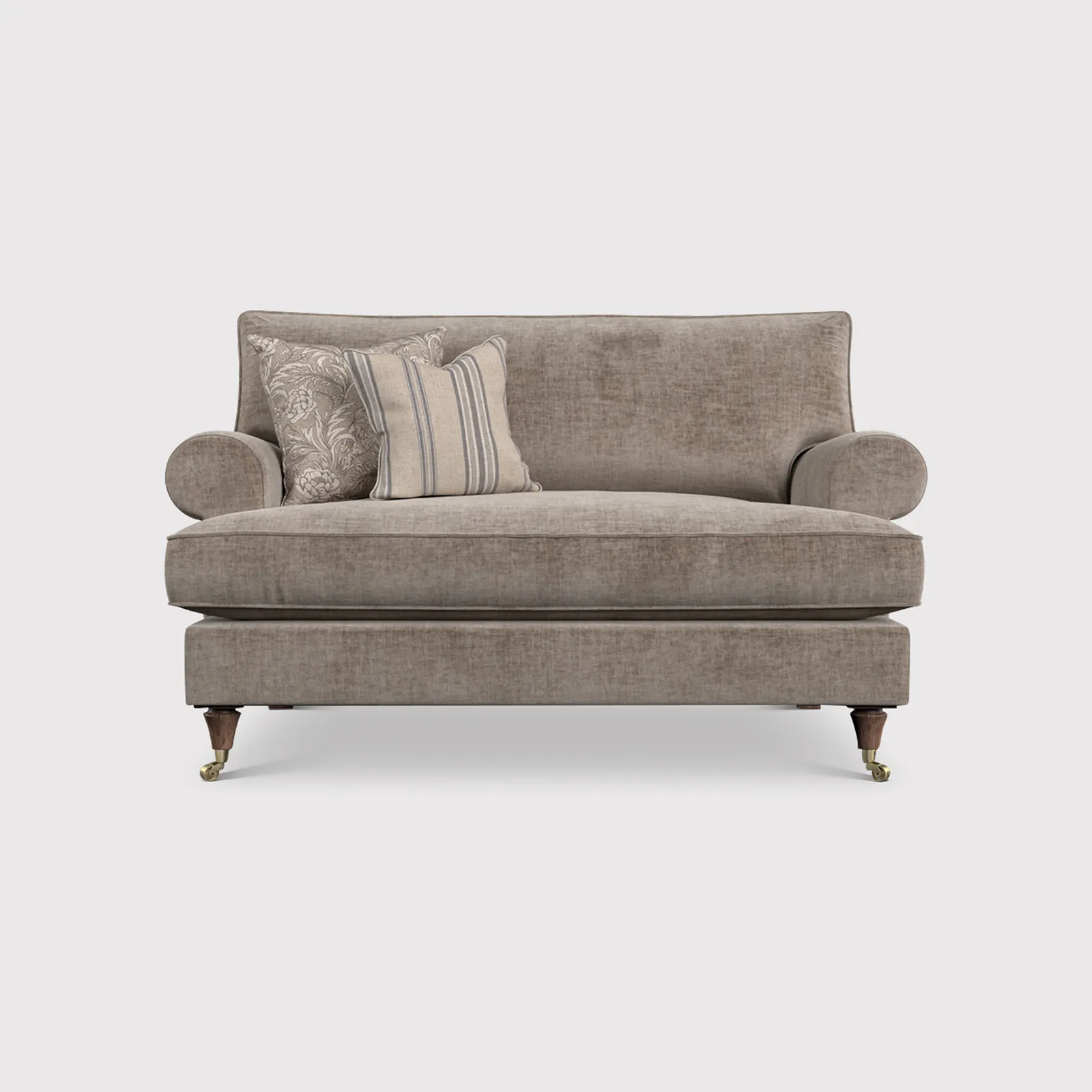 English Heritage Finch Cuddler Standard Back, Brown Fabric | Barker & Stonehouse 1