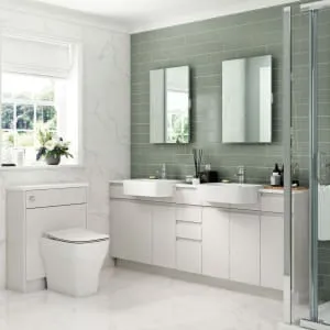 Wickes Hertford Gloss Grey Open Display Unit - 600 x 735mm 2