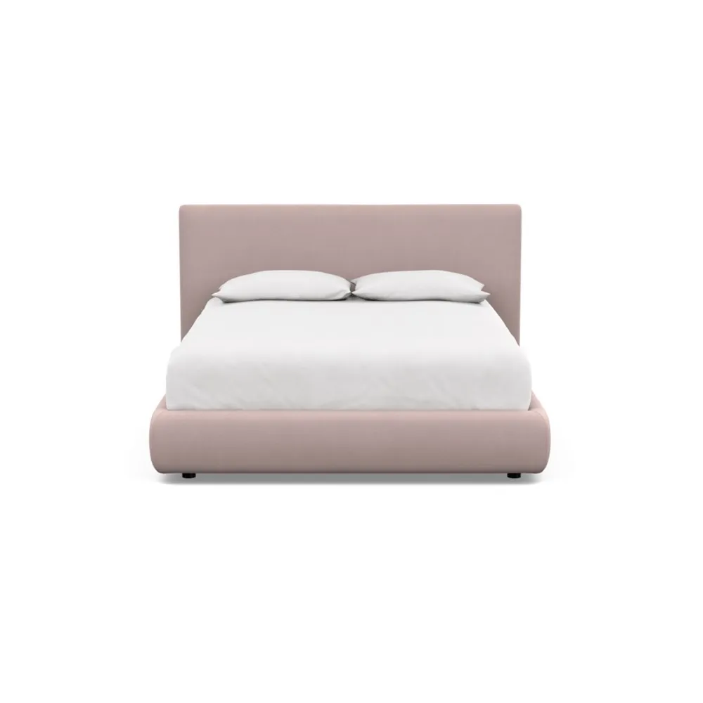 Heal's Alba Bed Double Siena Cotton Dusky Pink 1