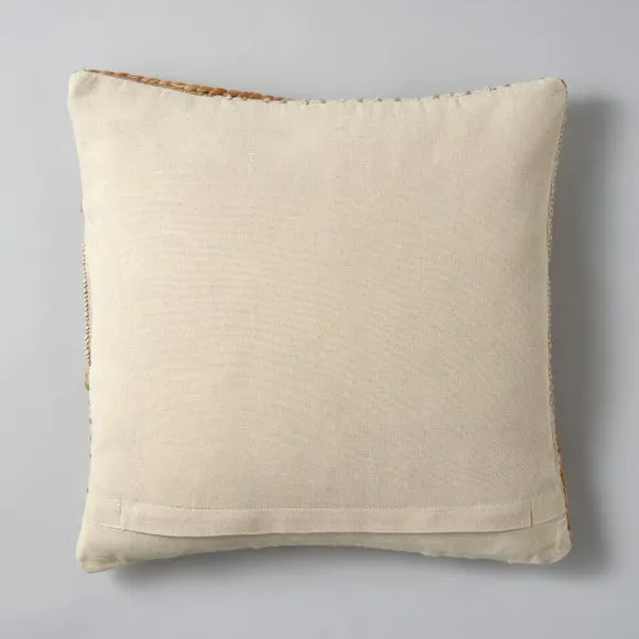 Artisan Jute Abstract Natural Cushion Cover 5