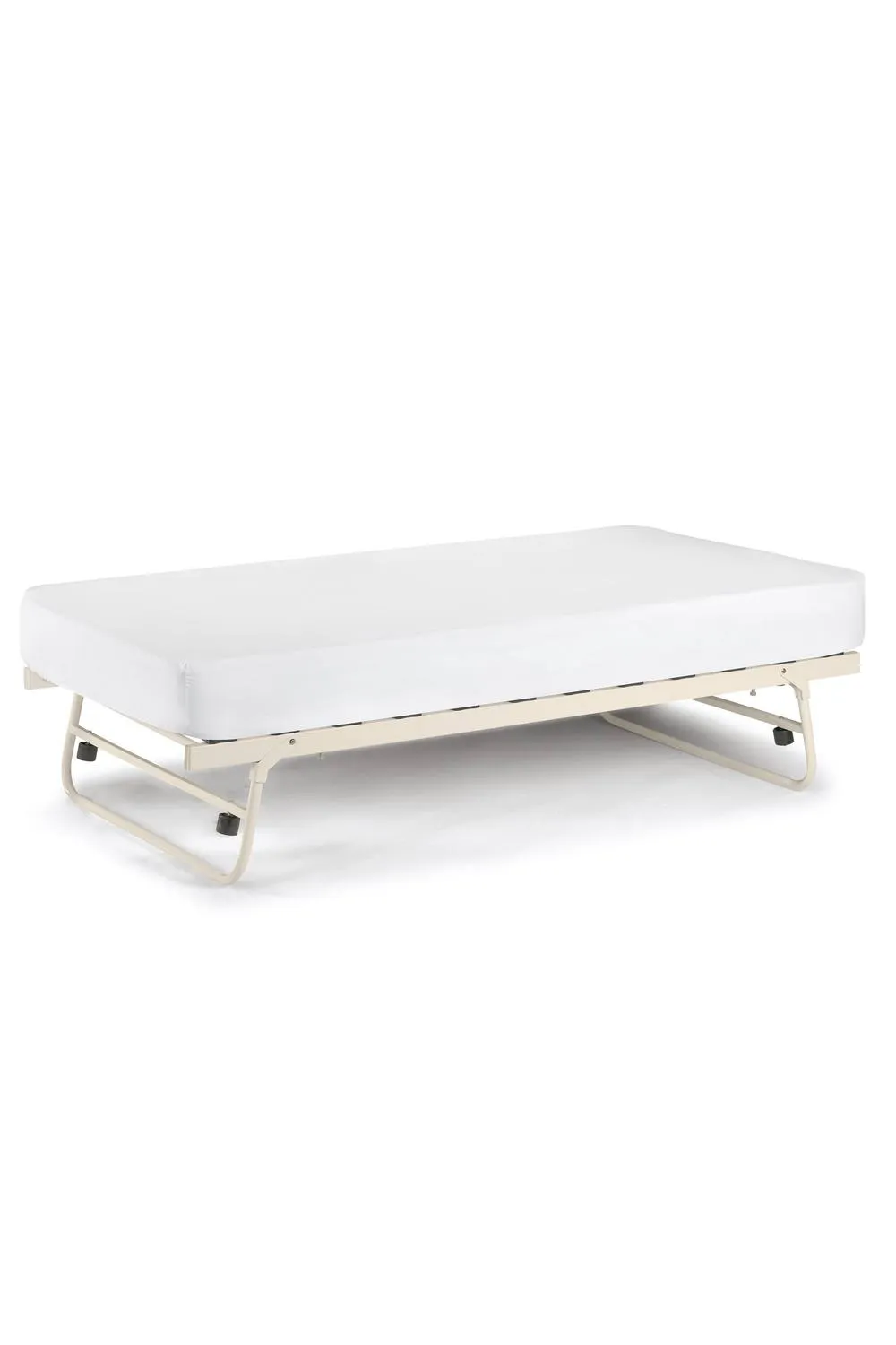 Julian Bowen Versailles Single Ivory Metal Underbed Trundle 3