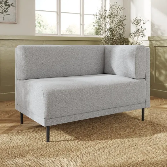 Mae Corner Dining Bench, Textured Weave 2