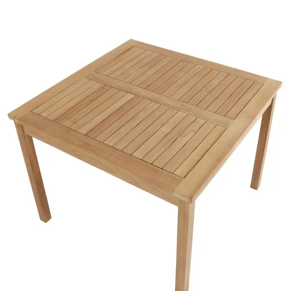 Teak Square Garden Dining Table 5