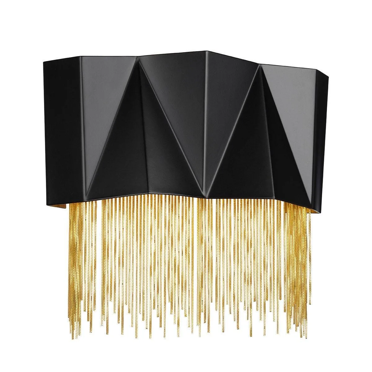 Netlighting Zuma 3 Light Wall Light Satin Black Gold G9