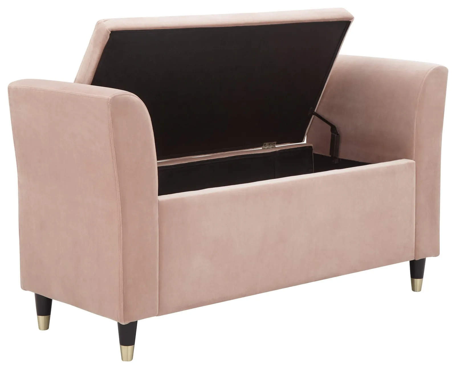 GFW Genoa Velvet Window Seat in Pink 3