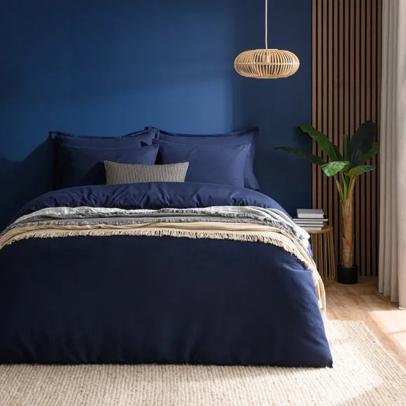 Newston Waffle Polycotton Duvet Cover & Pillowcase Set 1