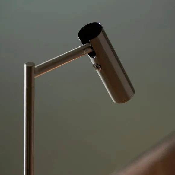 Endon Collection Dedicated LED Reader Task Floor Lamp Satin Nickel, Grey 4
