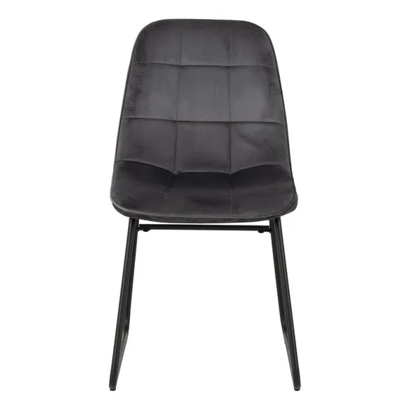 Lukas Set of 2 Dining Chairs, Velvet 2