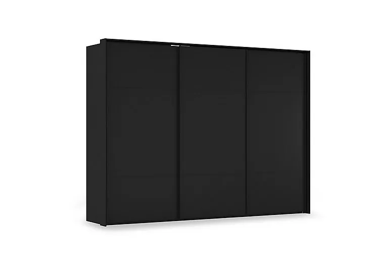 Haven 310cm 3 Door Slider Wardrobe with Décor Doors