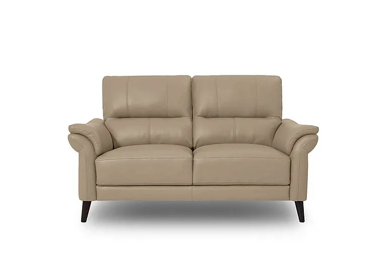 Winner 2 Seater Leather Sofa - Barley