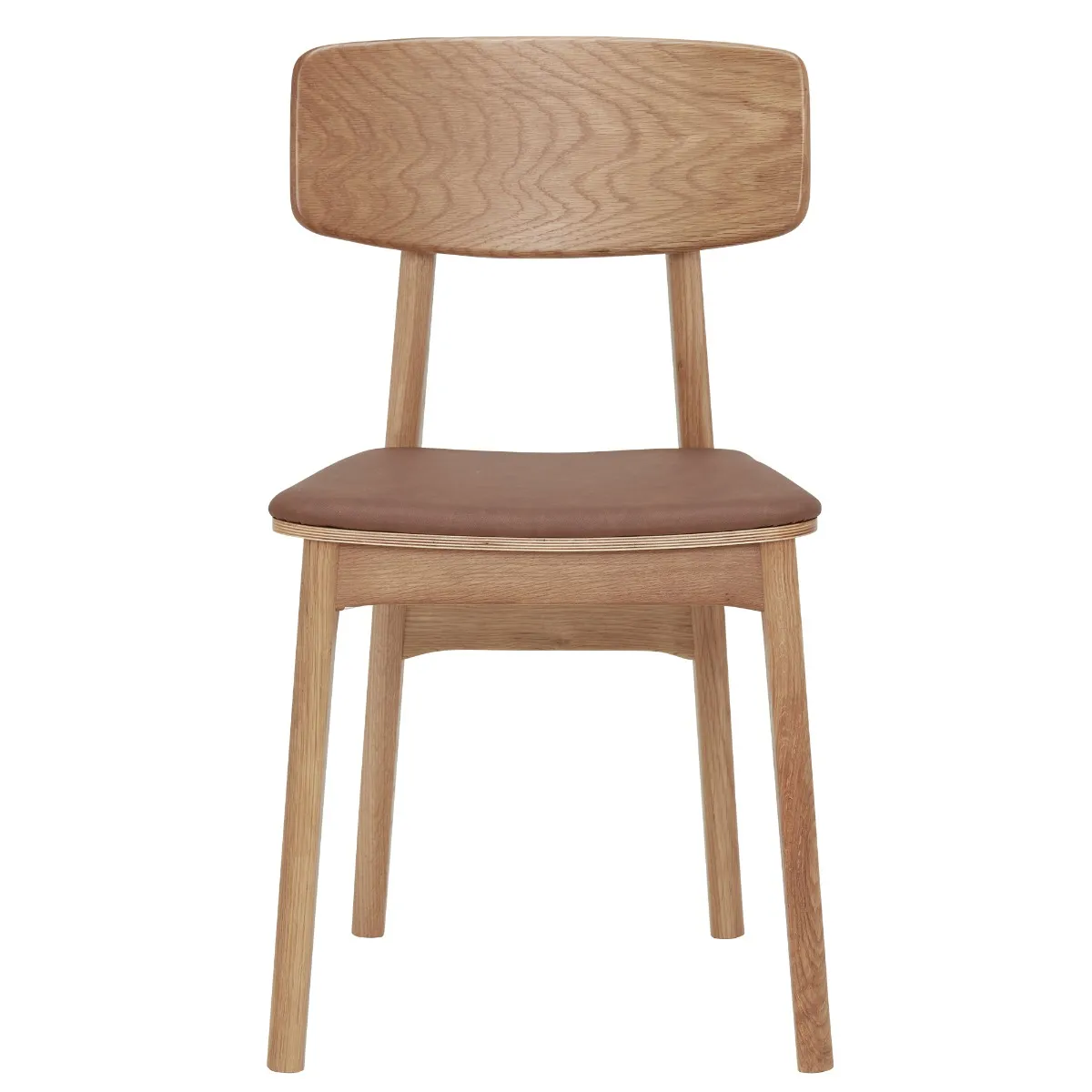 Tatum Livo Dining Chair, Brown Oak | Barker & Stonehouse 5