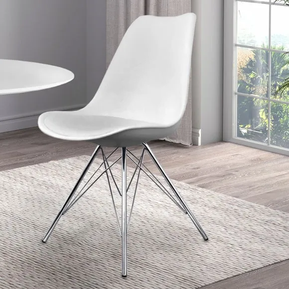 Fusion Living Soho Plastic Dining Chair 1