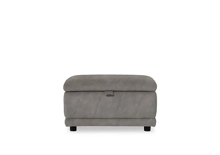 Genius Fabric Storage Footstool - Dexter Mocha