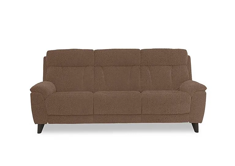 Dreamer 3 Seater Fabric Sofa - Hazelnut