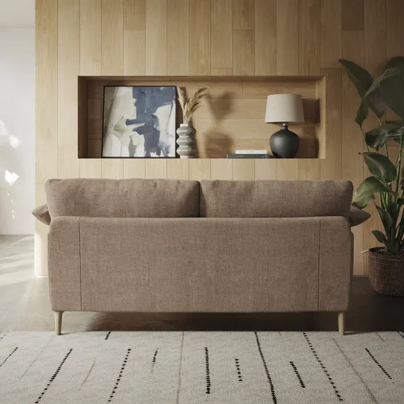 Hector Tonal Plush Chenille 3 Seater Sofa 4