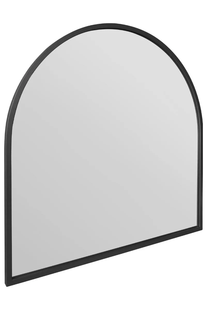 MirrorOutlet Black Framed Arched Leaner/Wall Mirror 39" X 39" (100CM X 100CM) 3