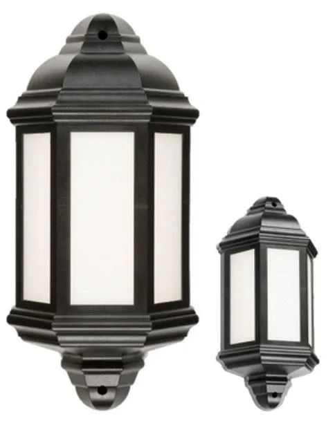 Netlighting LED Half Wall Lantern 230V IP54 in Black