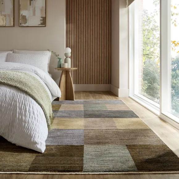 Felix Geometric Checkerboard Rug 1