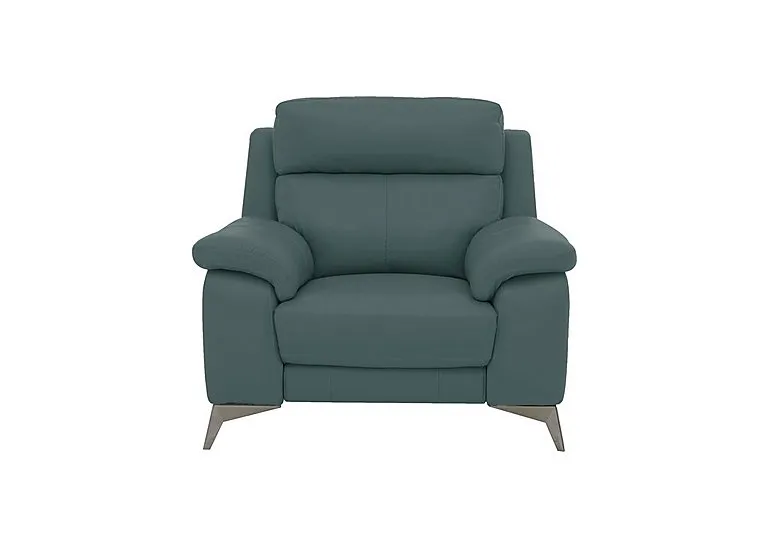 Missouri Leather Armchair - BV Lake Green